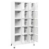 vidaXL Locker Cabinet Light grey Steel Large Locker Cabinet - 3 of 4