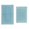Opulent Collection Cotton Reversible Tufted Set of 2 Bath Rug Set - Home Weavers - 2 of 4