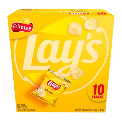 Lay's Classic Potato Chips - 8oz : Target