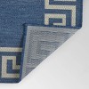 5'3" x 7' Preveli Outdoor Rug Blue/Ivory - Christopher Knight Home: Stain & Water-Resistant, Loomed Polypropylene - 3 of 4