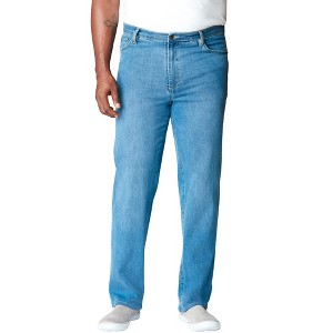 Liberty Blues by KingSize Men's Big & Tall Relaxed-Fit Stretch 5-Pocket Jeans - 1 of 4