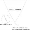 Initial Necklaces for Women, Dainty 14K Gold/Silver Letter Pendant Necklace Trendy Simple Cute Necklaces Monogram Name Choker Necklace Jewelry Gift - 3 of 4
