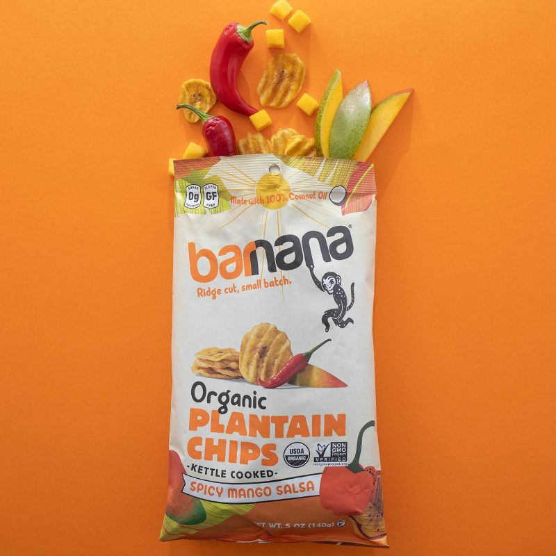Barnana Spicy Mango Salsa Plantain Chip - 5oz, 3 of 4