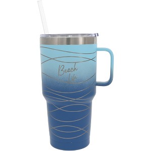 Pavilion Gift Company - Beach Life - 30 oz Travel Tumbler - Portable Drinkware - 1 of 4