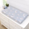 NoJo Disney Dumbo Sweet Little Baby Light Blue and White Super Soft Contoured Changing Pad Cover - 2 of 3