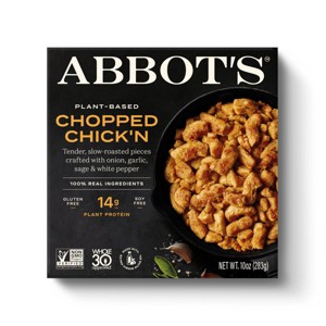 Abbot's Plant Based Vegan Chopped Chick'n - 10oz - 1 of 4