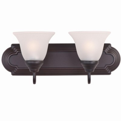 Maxim Lighting Essentials - 801x 2 - Light Vanity in  Oil Rubbed Bronze