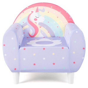 Safstar Kids Sofa w/Breathable Spandex Fabric High-density Sponge Filling for Boys Girls - 1 of 4