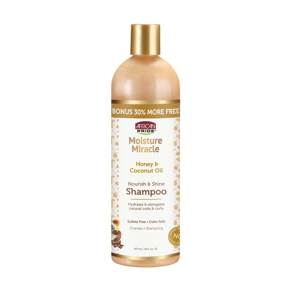 Photos - Hair Product African Pride Honey & Coconut Oil Shampoo - 16 fl oz