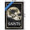 Trends International NFL New Orleans Saints - Neon Helmet 23 Framed Wall Poster Prints - 3 of 4