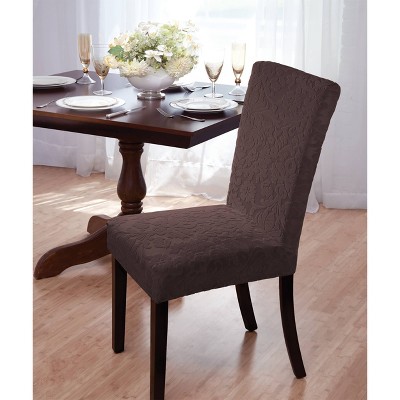 United Curtain Madison Dining Room Chair Cover 19 by 18 by 39in Gold for sale online 