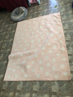 Polka Dot Kids' Bath Rug Pink - Pillowfort™