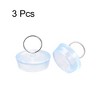 Unique Bargains Rubber Clear Hanging Ring Bathtub Kitchen Drain Stopper 3 Pcs - 3 of 4