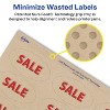 Avery Kraft Brown Scalloped Labels, 1-1/8" x 2-1/4", 525ct (22855) - 3 of 4