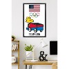 Trends International Team USA x Peanuts – Woodstock Drives the Zamboni Framed Wall Poster Prints - 2 of 4
