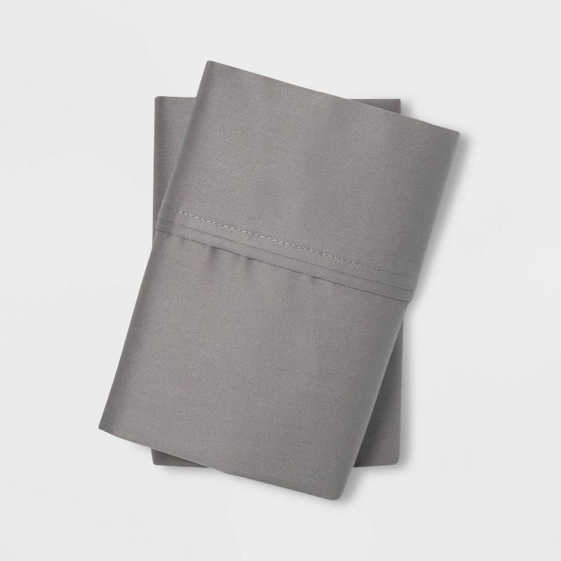 400 Thread Count Solid Performance Pillowcase Set - Threshold&#153;, 1 of 4