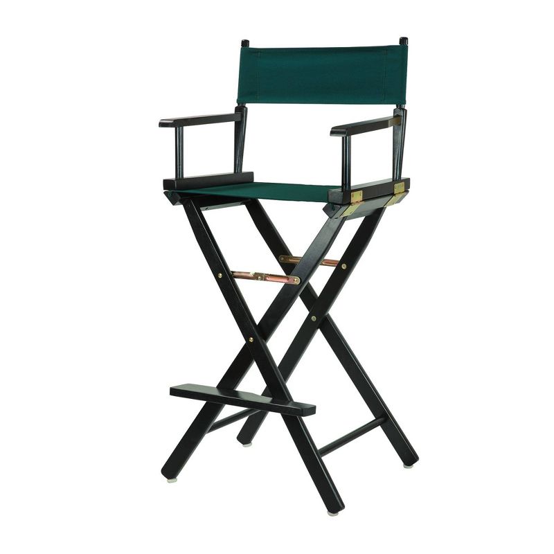 Bar&#45;Height Director&#39;s Chair &#45; Black Frame, 1 of 7