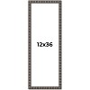 PosterPalooza | Panoramic Deco Black Picture Frame - UV Acrylic, Foam Board Backing, Hanging Hardware - 2 of 4
