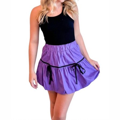 Women's Emerson Balloon Mini Skirt - day + moon