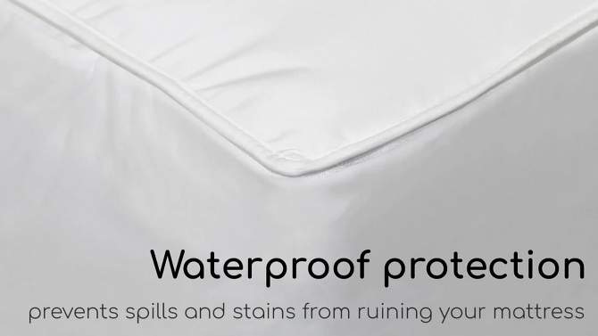 2-in-1 Hot Water Washable Allergy Protection Mattress Pad - AllerEase, 2 of 6, play video