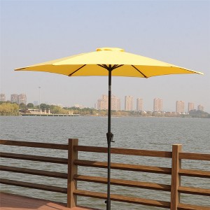 Vynxaria 9ft Patio Umbrella with Carry Bag - UV-Resistant & Waterproof for Outdoor Shade - 1 of 4