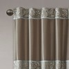 MAYEERTY Jacquard Curtain Panel Pair(2 Pcs Window Panels) - 3 of 4