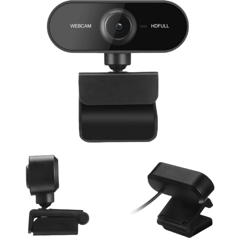Sanoxy Webcam Full HD 1080P USB Web Camera Built-in Microphone PC Computer Laptop, 3 of 5