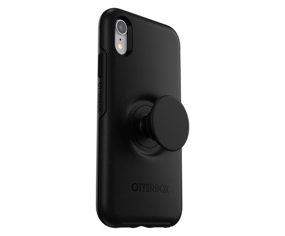 OtterBox Apple iPhone XR Otter + Pop Symmetry Case (with PopTop) - Black