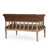 Loyning Traditional Upholstered Tufted Loveseat - Christopher Knight Home - 3 of 4