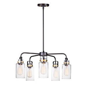 Maxim Lighting Magnolia 5 - Light Pendant in  Bronze/Gold - 1 of 4