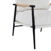 Kumasinova 27.56" Modern Accent Chair with Soft Cushions,Plush Arm Chair with Metal Frame,Comfy Reading Chair for Living Room & Bedroom - 4 of 4