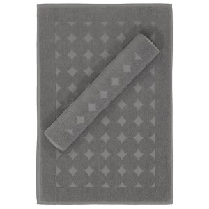 Linum Home Textiles 100% Turkish Cotton Sinemis Circle Design Bath Mats (Set of 2) - 1 of 3