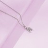 Girls' Cubic Zirconia Letter Sterling Silver Necklace - In Season Jewelry - 4 of 4