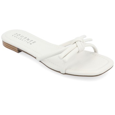 Journee Collection Womens Soma Slide Low Block Heel Sandals