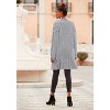 Women's Long Houndstooth Coat - LASCANA - 2 of 4
