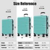 SKONYON 3-Piece Hardshell Luggage Set (20", 24", 28") –  PC+ABS, TSA-Approved Lock, Spinner Wheels & YKK Zippers - 2 of 4