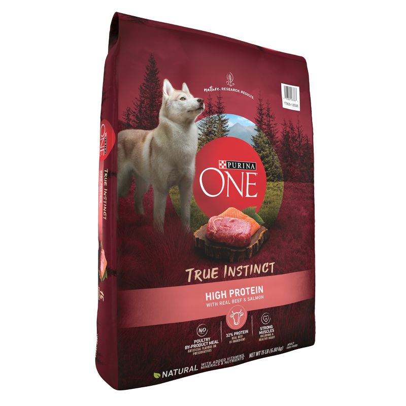 Purina ONE SmartBlend True Instinct High Protein with Real Beef & Salmon Adult Dry Dog Food, 5 of 9