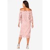 Roaman's Off The Shoulder Lace Dress - 3 of 4