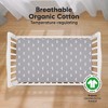 KeaBabies 2pk Soothe Fitted Crib Sheets Neutral, Organic Baby Crib Sheets, Fits Standard Nursery Baby Mattress - 2 of 4