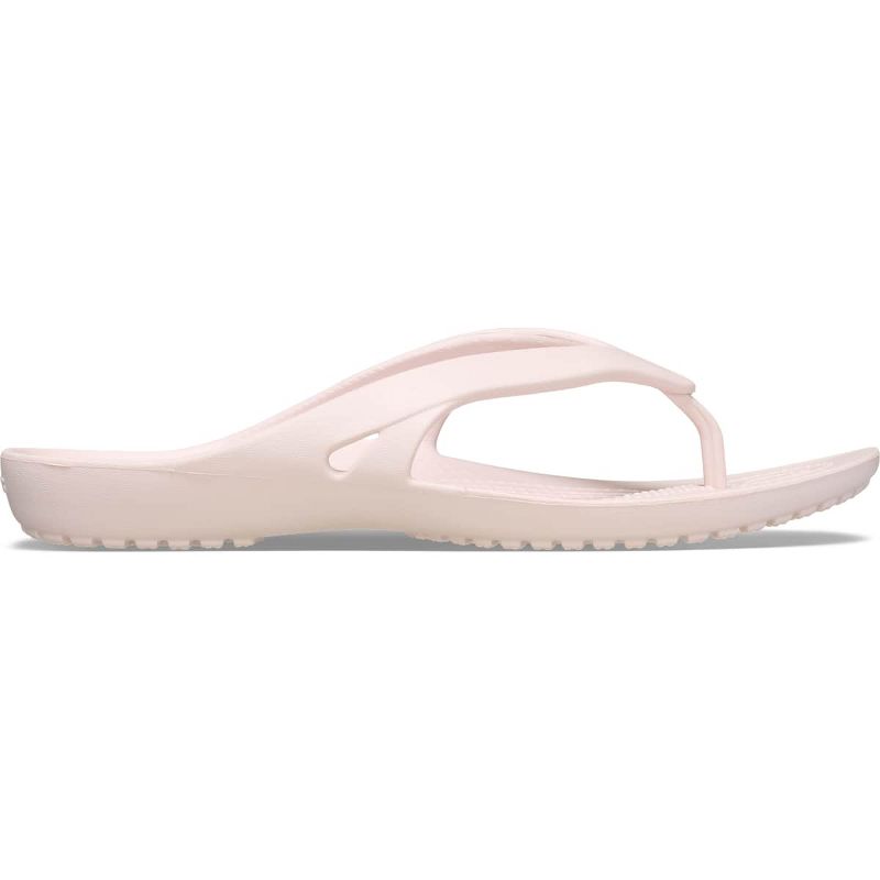 Crocs Women's Kadee II Flip Flop Summer Sandals, Barely Pink, W10