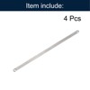 Unique Bargains Stainless Steel Polished Bracelet Blanks for DIY Jewelry Making 4 Pcs - 2 of 4
