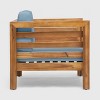 Oana 2PK Acacia Wood Club Chairs - Christopher Knight Home
 - 4 of 4