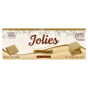 ChocZero, Premium Cookies, Jolies, White Ganache, 20 Packs, 0.4 oz - 1 of 4