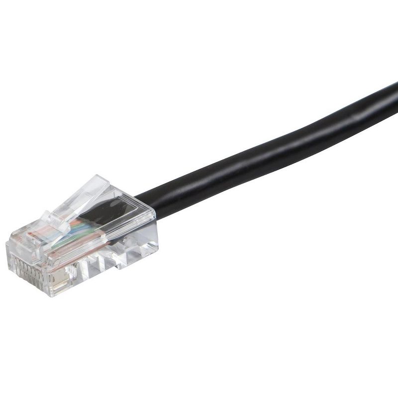 Monoprice Cat6 Ethernet Patch Cable - 10 Feet - Black | Network Internet Cord - RJ45, Stranded, 550Mhz, UTP, Pure Bare Copper Wire, 24AWG - Zeroboot, 2 of 3