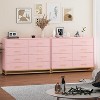 Garvee 8 Drawer Dresser for Bedroom - Elegant Chest of Drawers & TV Stand with Lacquered Finish, Space-Saving Design - 4 of 4