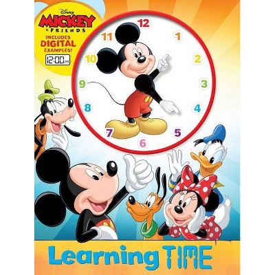 Disney Mickey and Friends: Learning Time - (Book Plus) by  Nancy Parent (Board Book)