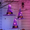The Lakeside Collection Sets of 3 Lighted Witches' Hats - Purple - 2 of 4