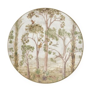 Kit Kemp by Spode 8.75" Tall Trees Salad Plate, Enchanted Forest Design, Porcelain, Dishwasher and Microwave Safe, Ideal for Appetizers, Snacks - 1 of 4