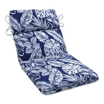 Pillow Perfect - 36.5 X 18 Indoor Outdoor Squared Corners Chair Cushion  Islamorada Blue/green : Target
