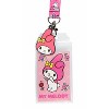 My Melody ID Badge Holder Lanyard w/ 2" Character Head Rubber Pendant - 2 of 4